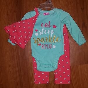 newborn matching hat and pants
